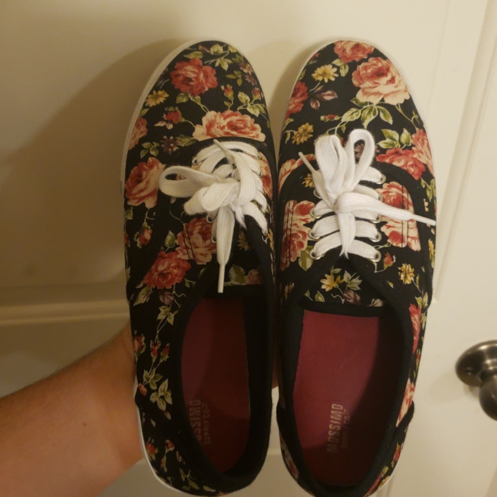 Floral sneakers